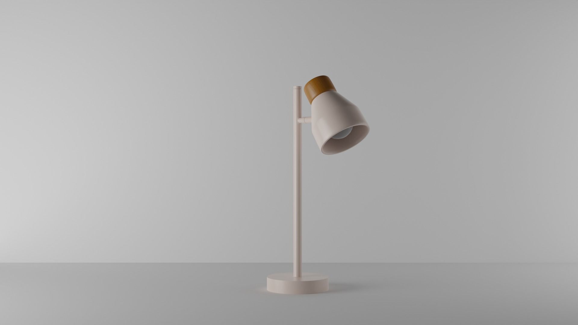 Albert Table Light 3D model in three colours 3D model_5