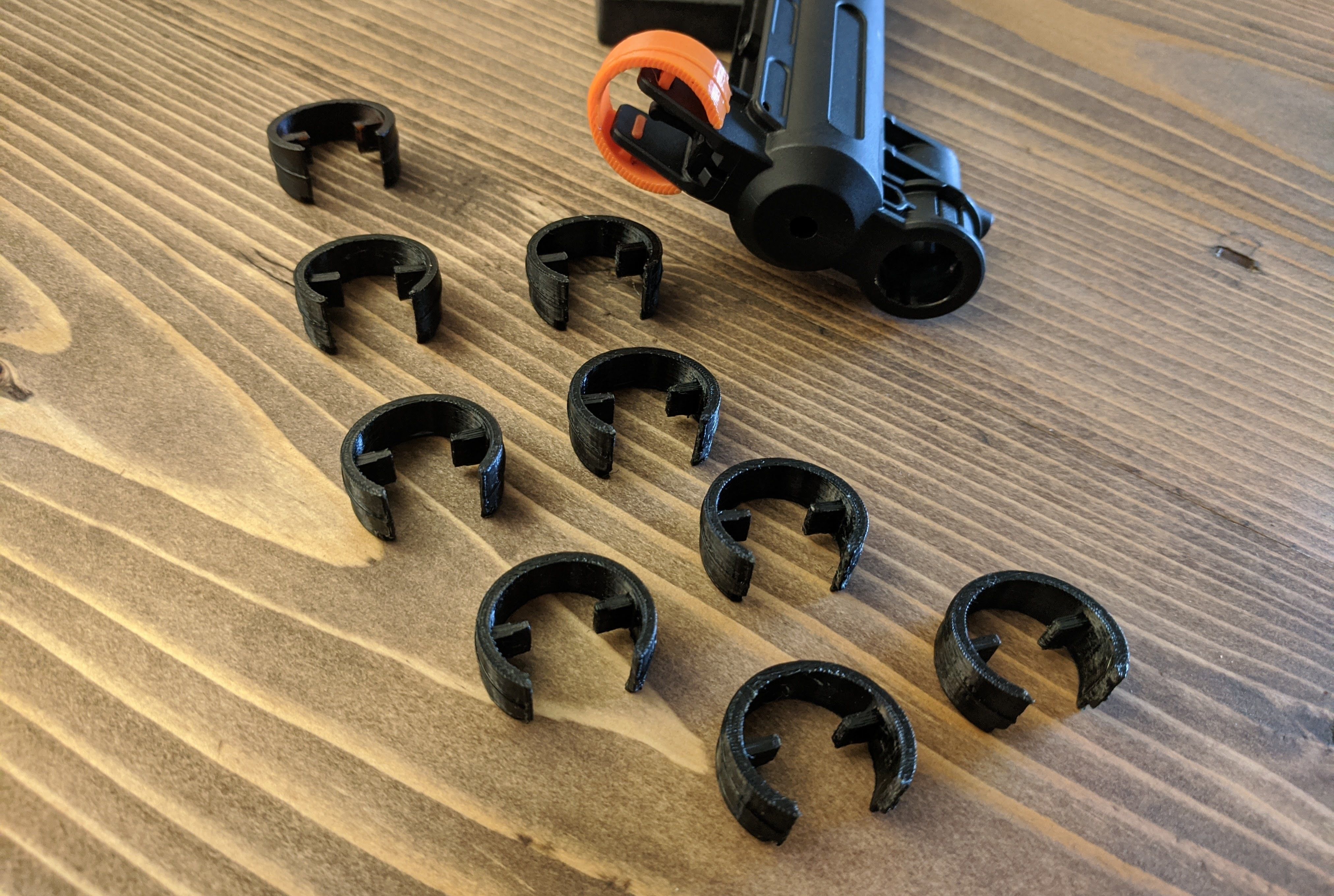 GSG-16 HK Style front sight hood  3D print model_3