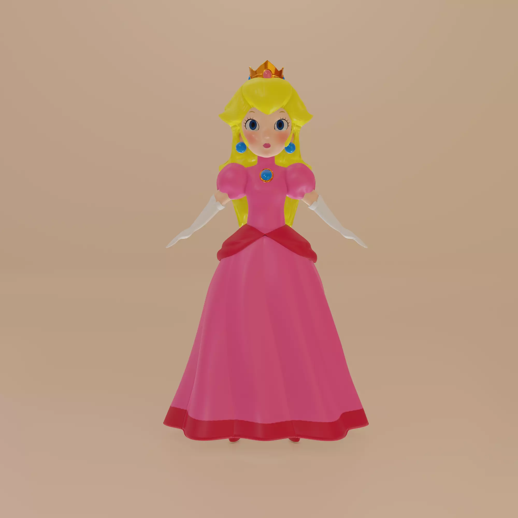 Princess Peach 3D model