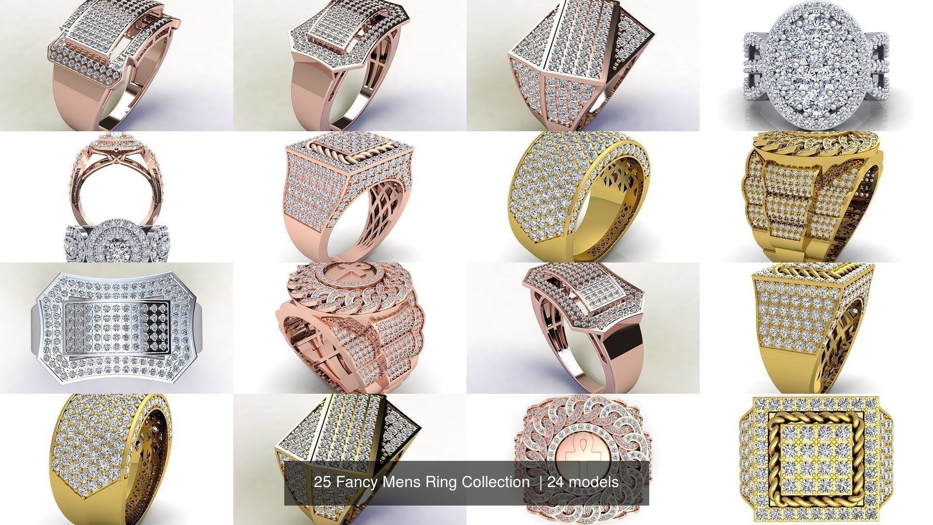 25 Fancy Mens Ring Collection _5