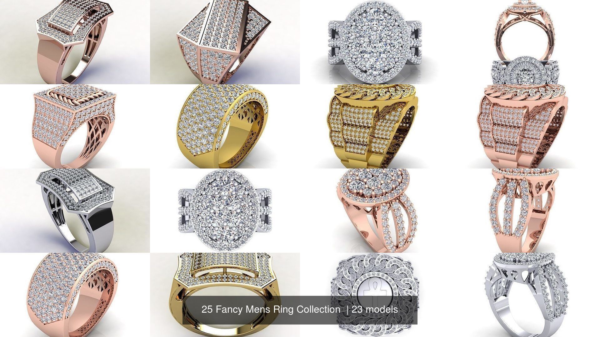 25 Fancy Mens Ring Collection _7