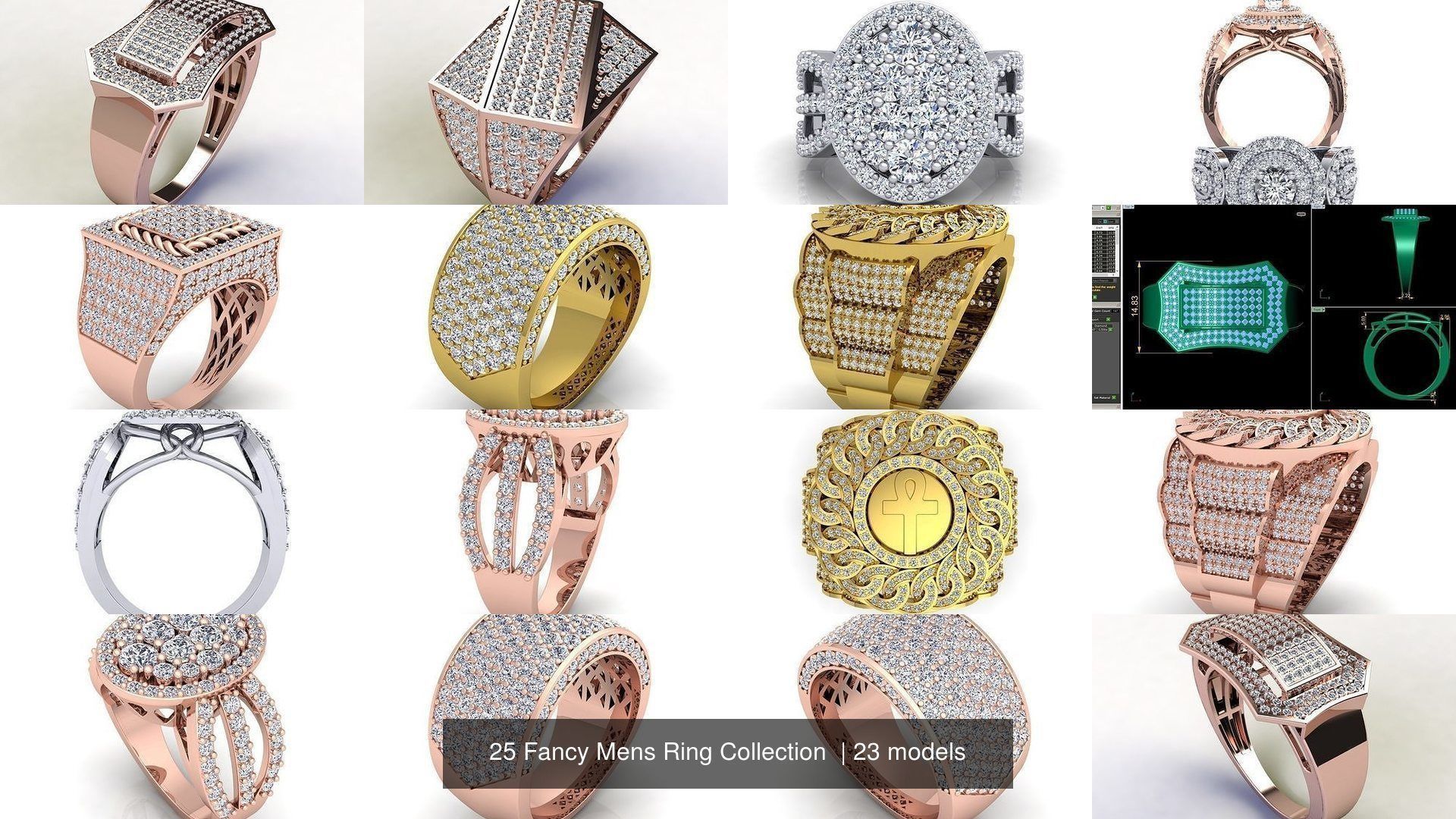25 Fancy Mens Ring Collection _8