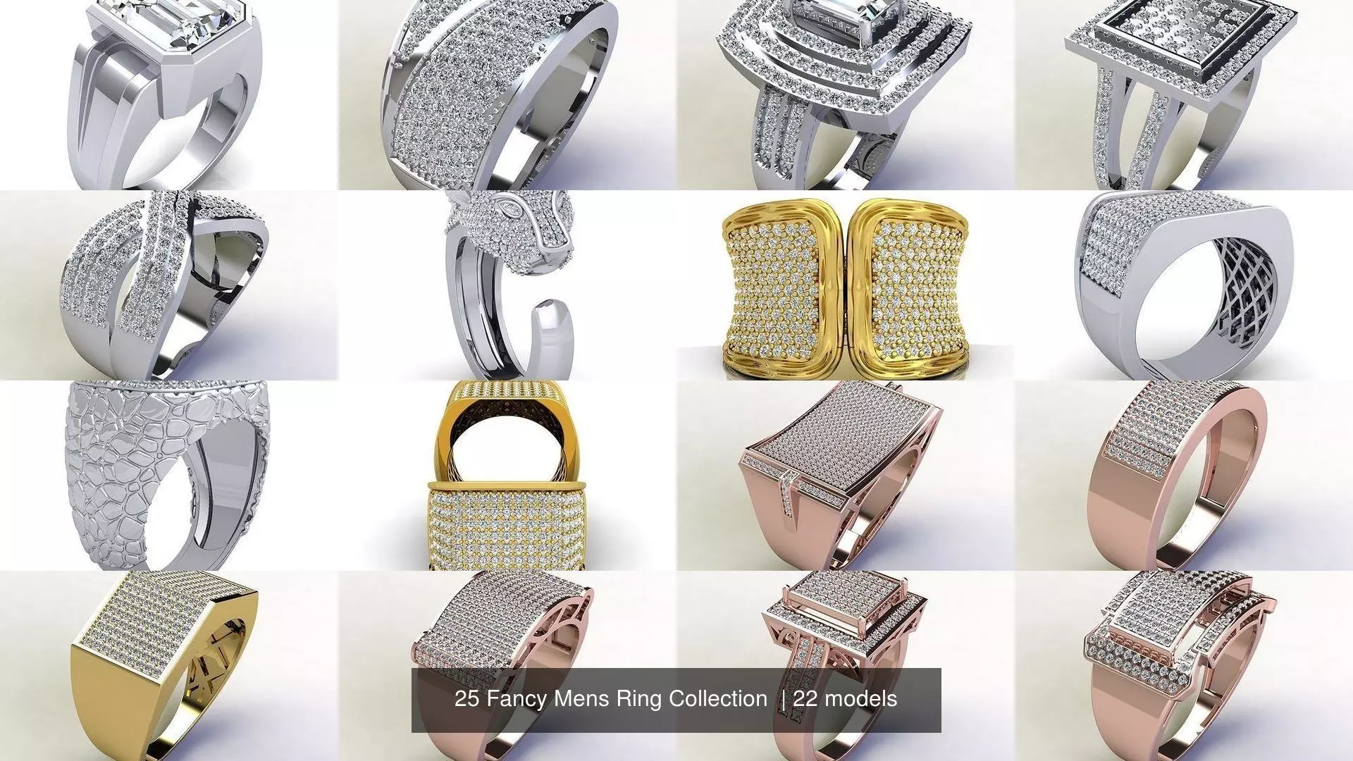 25 Fancy Mens Ring Collection _4