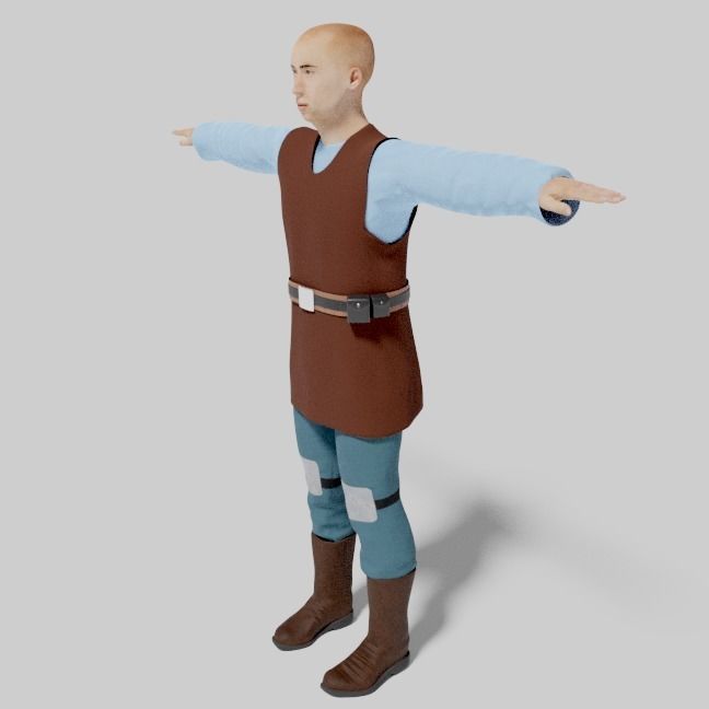 Sci-Fi Character Collection- rigged and animated Low-poly 3D model_97
