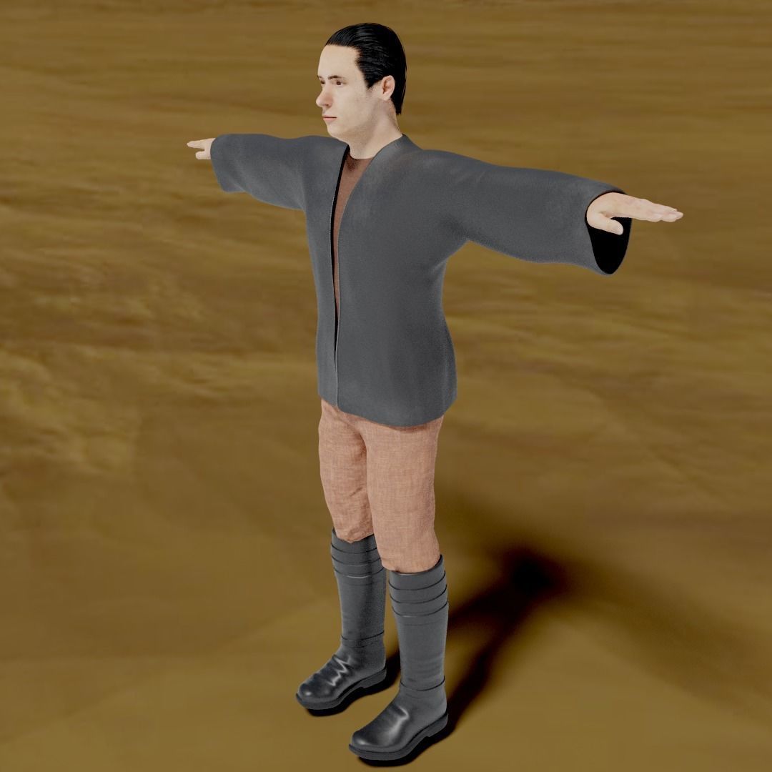 Sci-Fi Character Collection- rigged and animated Low-poly 3D model_75