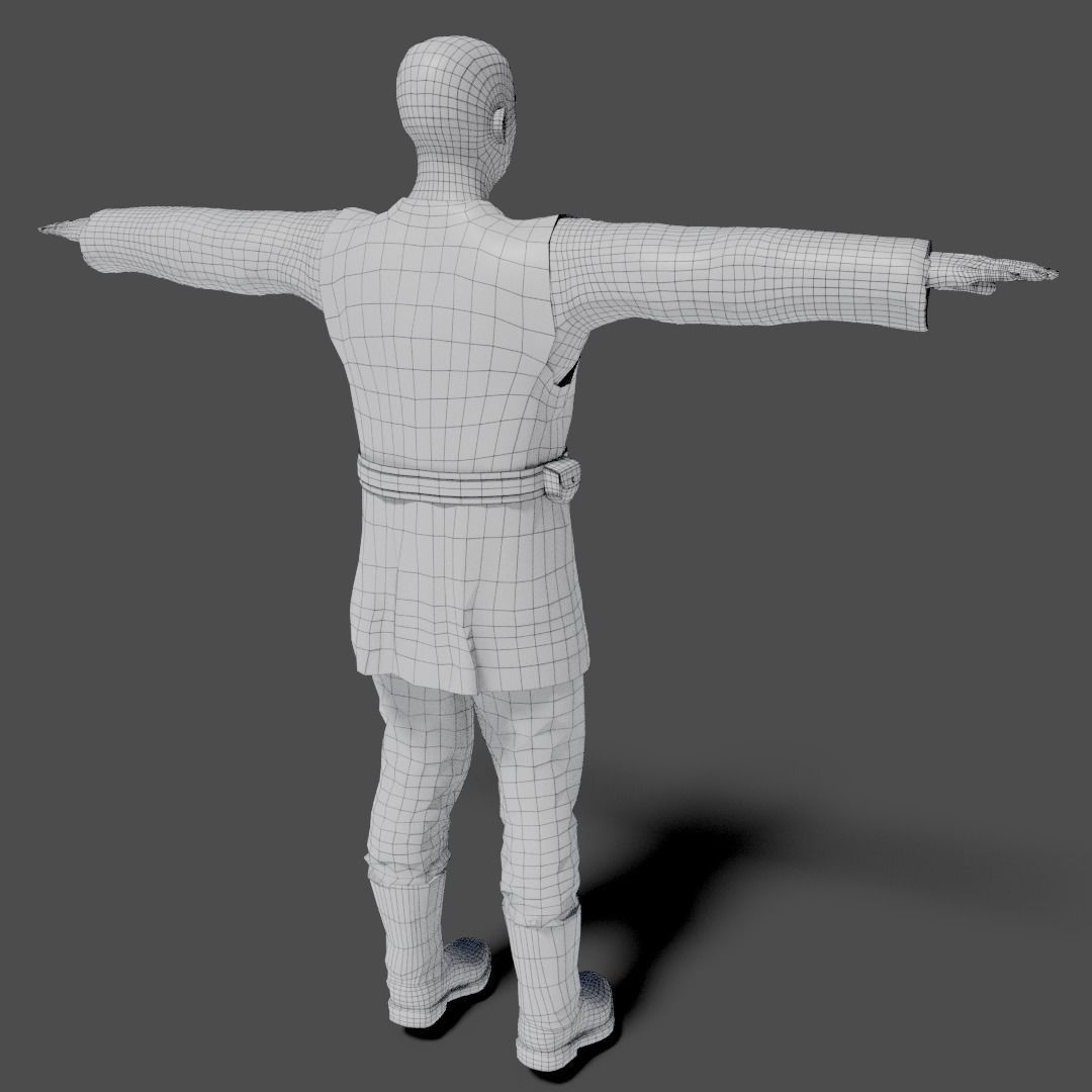 Sci-Fi Character Collection- rigged and animated Low-poly 3D model_107