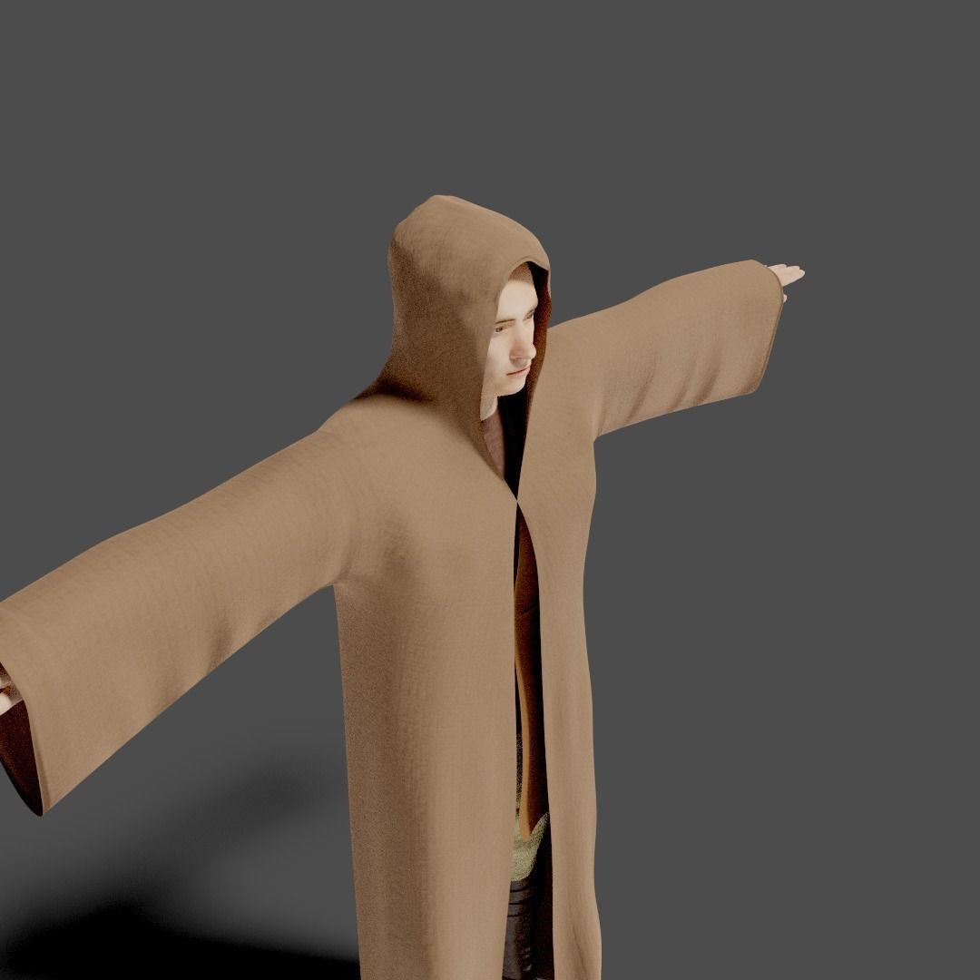 Sci-Fi Character Collection- rigged and animated Low-poly 3D model_23