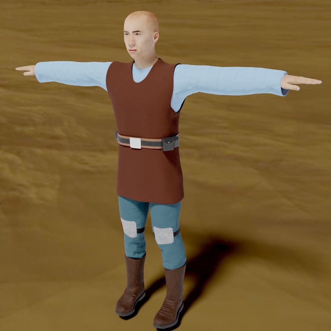 Sci-Fi Character Collection- rigged and animated Low-poly 3D model_99