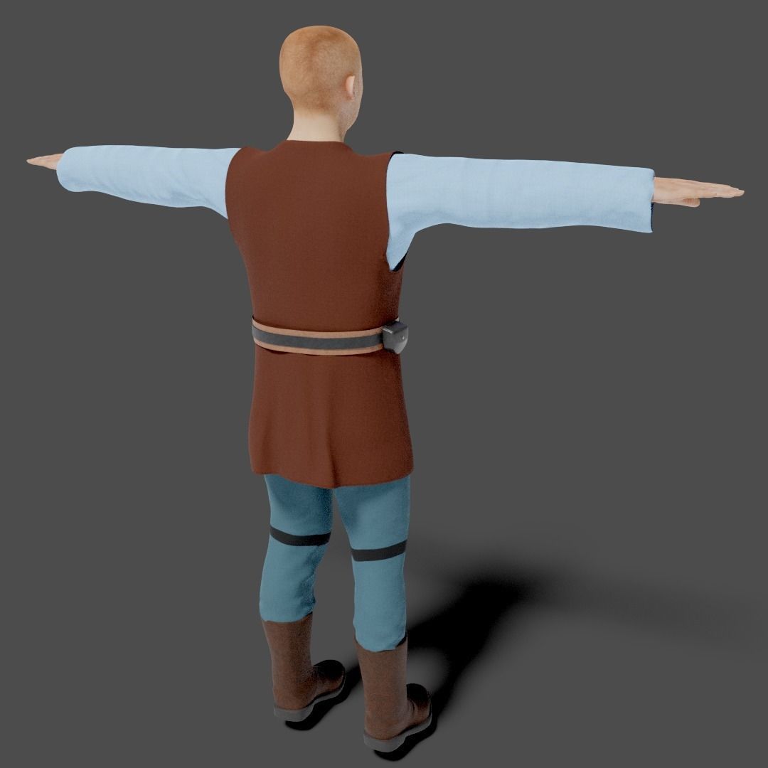 Sci-Fi Character Collection- rigged and animated Low-poly 3D model_102