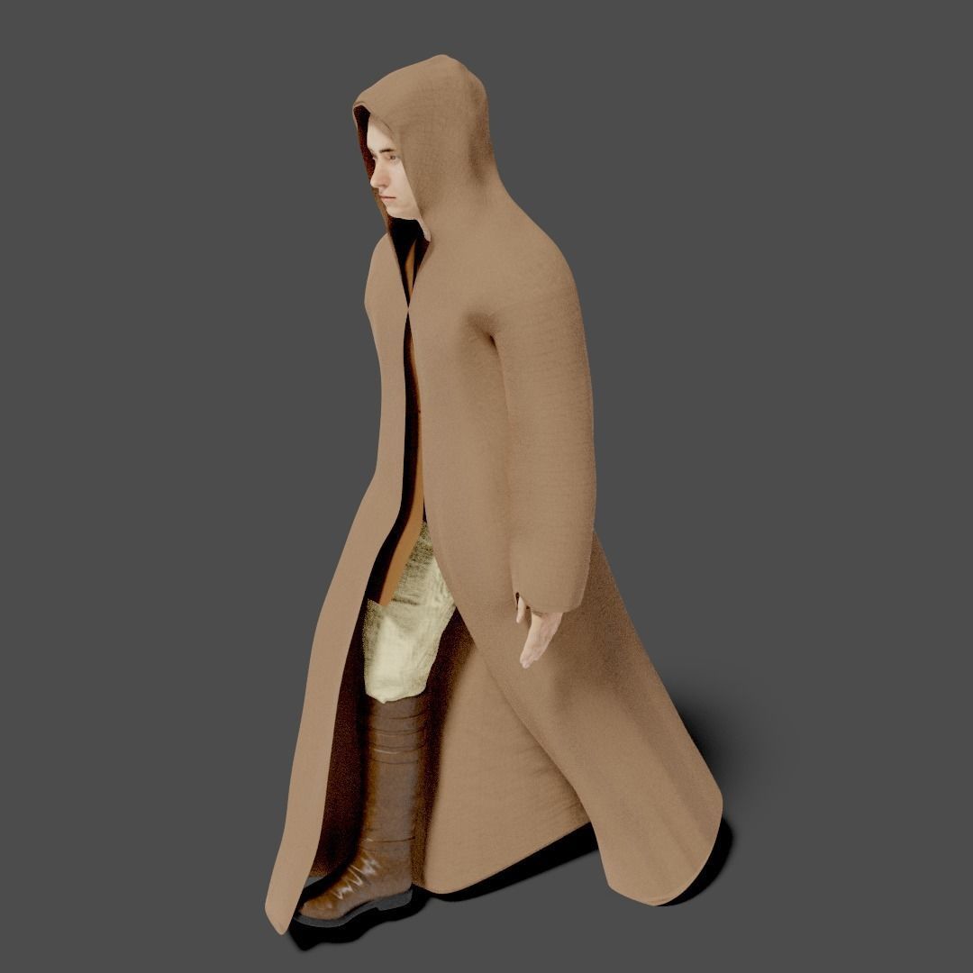 Sci-Fi Character Collection- rigged and animated Low-poly 3D model_24