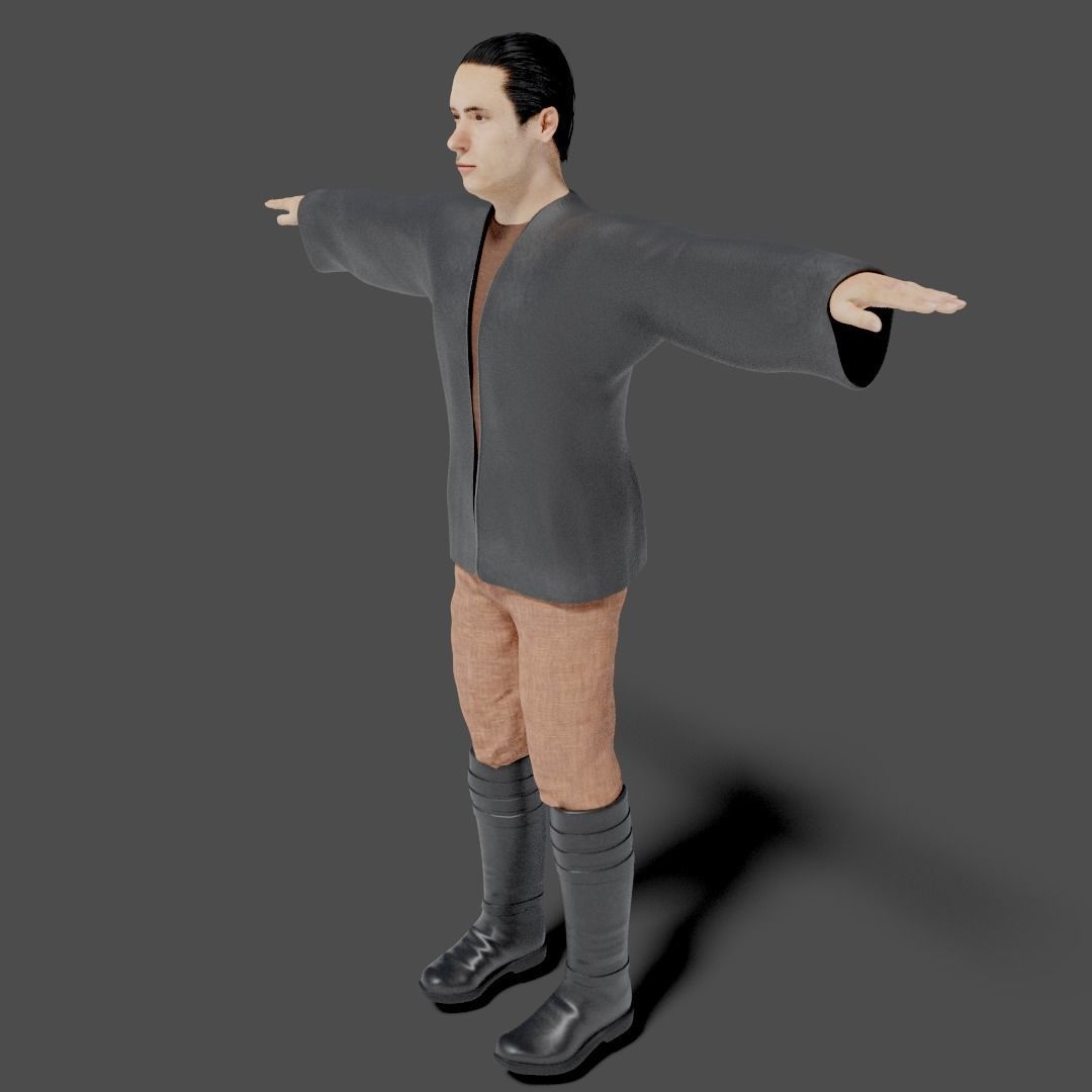 Sci-Fi Character Collection- rigged and animated Low-poly 3D model_77