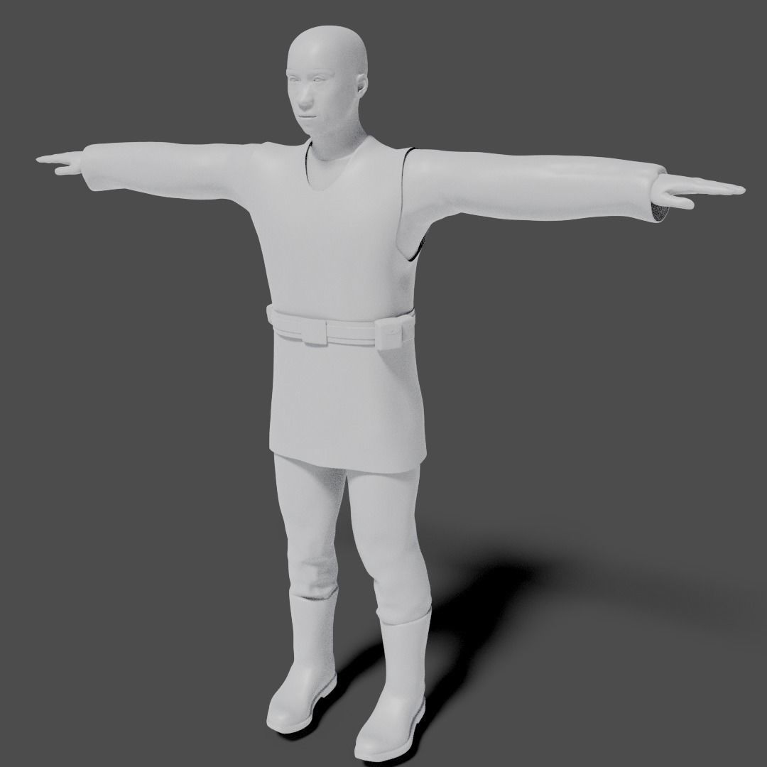 Sci-Fi Character Collection- rigged and animated Low-poly 3D model_105