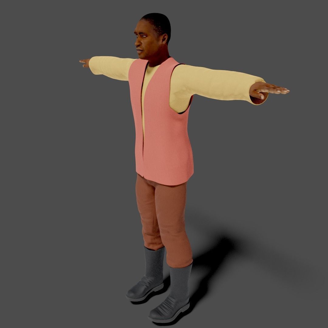 Sci-Fi Character Collection- rigged and animated Low-poly 3D model_89