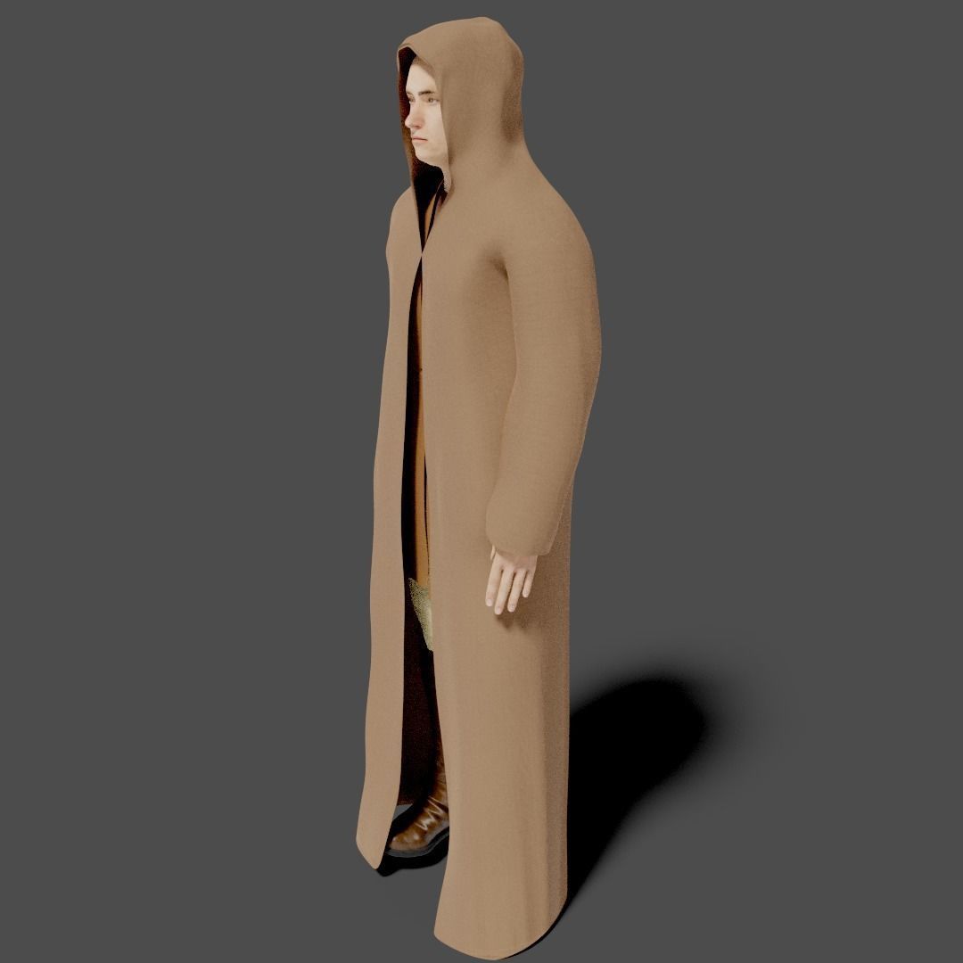 Sci-Fi Character Collection- rigged and animated Low-poly 3D model_25