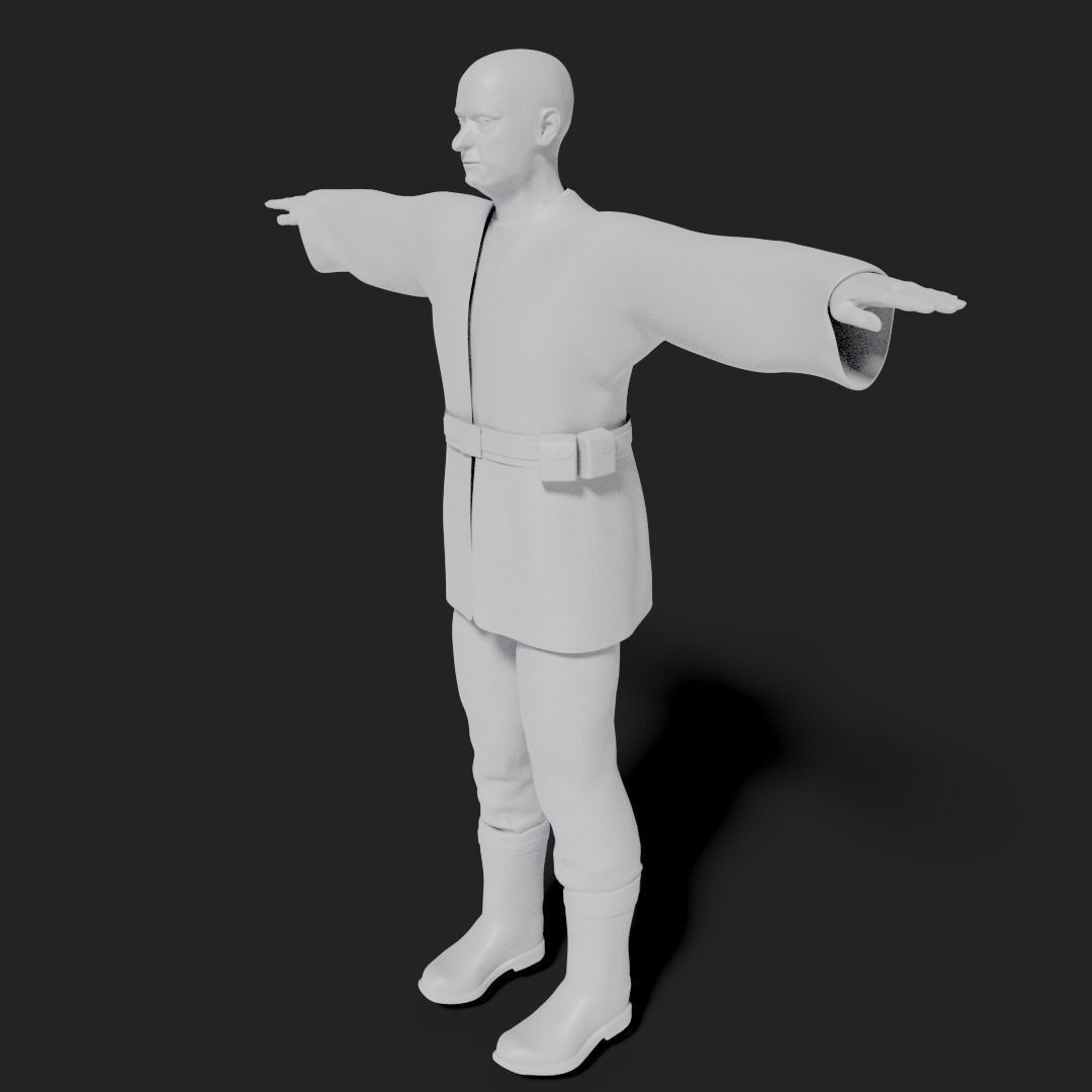 Sci-Fi Character Collection- rigged and animated Low-poly 3D model_58