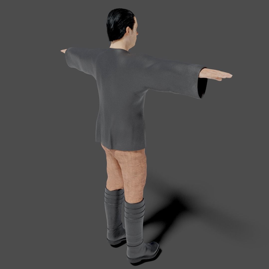 Sci-Fi Character Collection- rigged and animated Low-poly 3D model_82