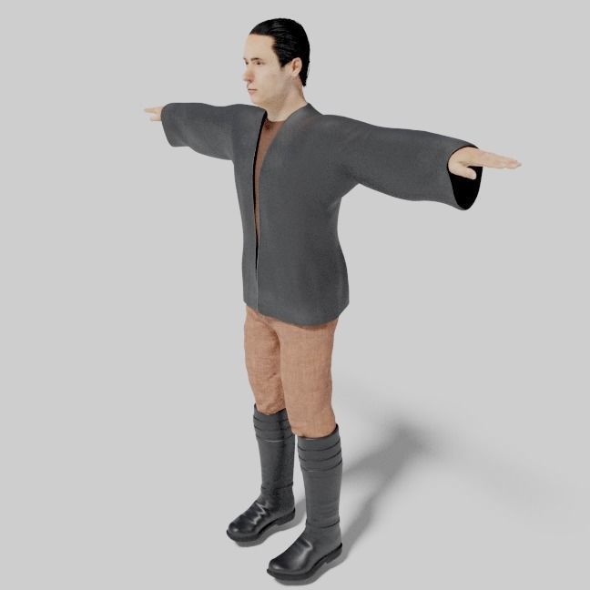 Sci-Fi Character Collection- rigged and animated Low-poly 3D model_73