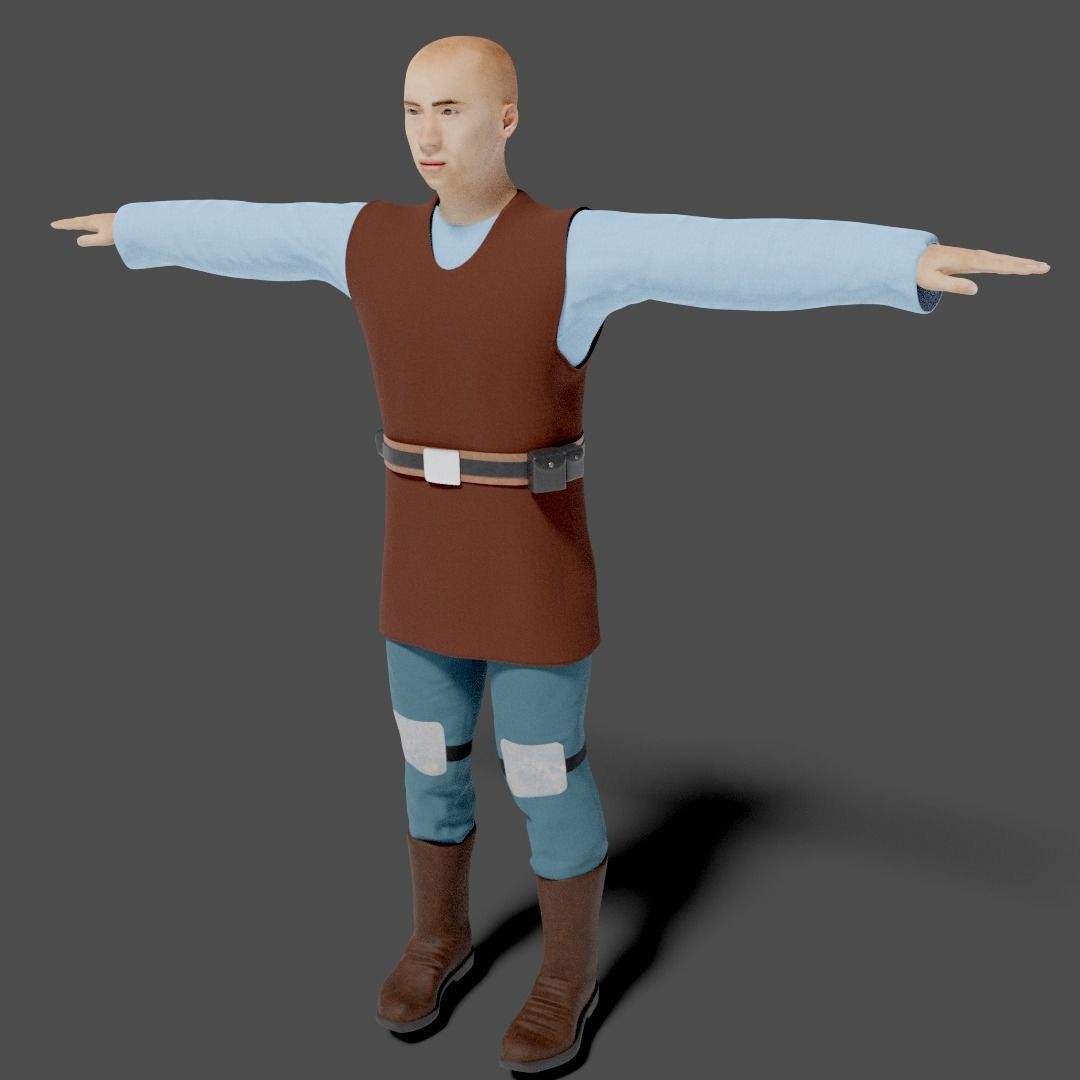 Sci-Fi Character Collection- rigged and animated Low-poly 3D model_100