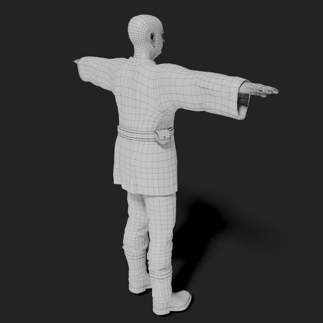 Sci-Fi Character Collection- rigged and animated Low-poly 3D model_59