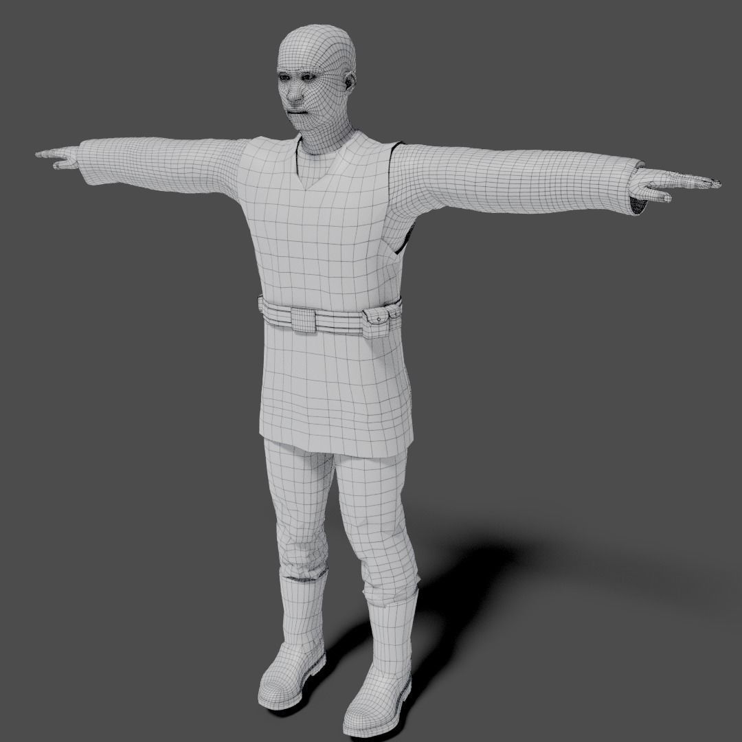 Sci-Fi Character Collection- rigged and animated Low-poly 3D model_106