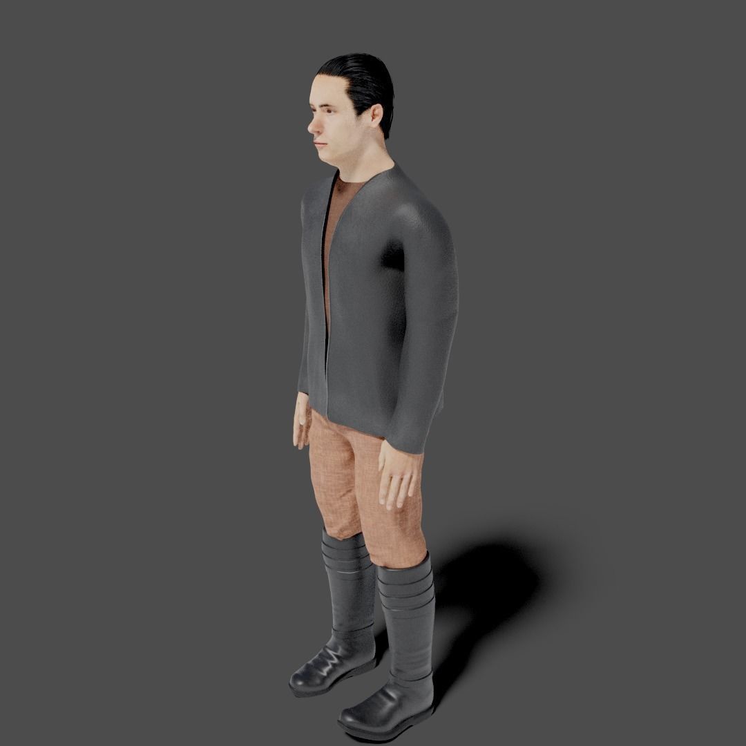 Sci-Fi Character Collection- rigged and animated Low-poly 3D model_80