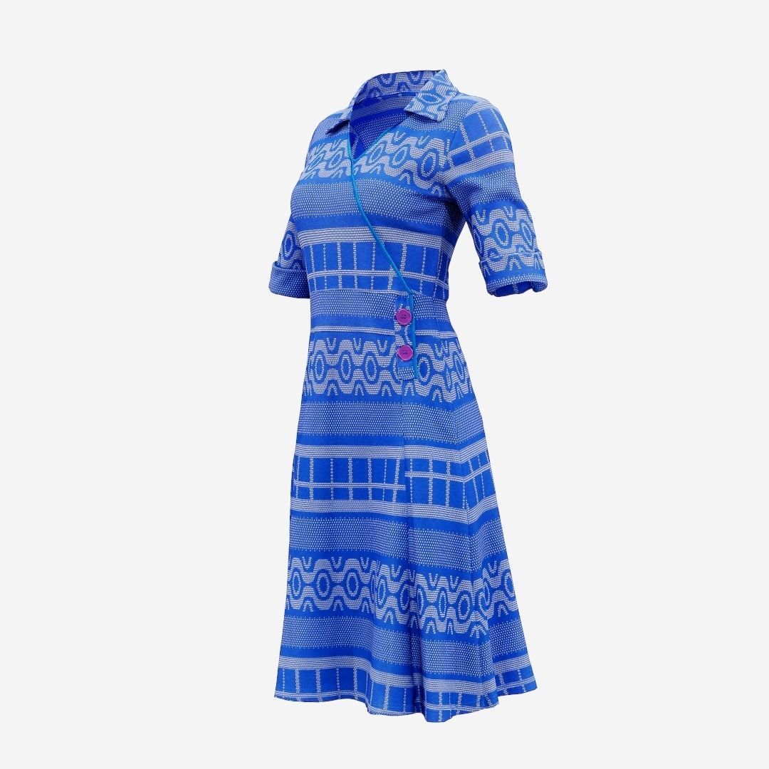 20 Dresses Low-poly 3D model_6