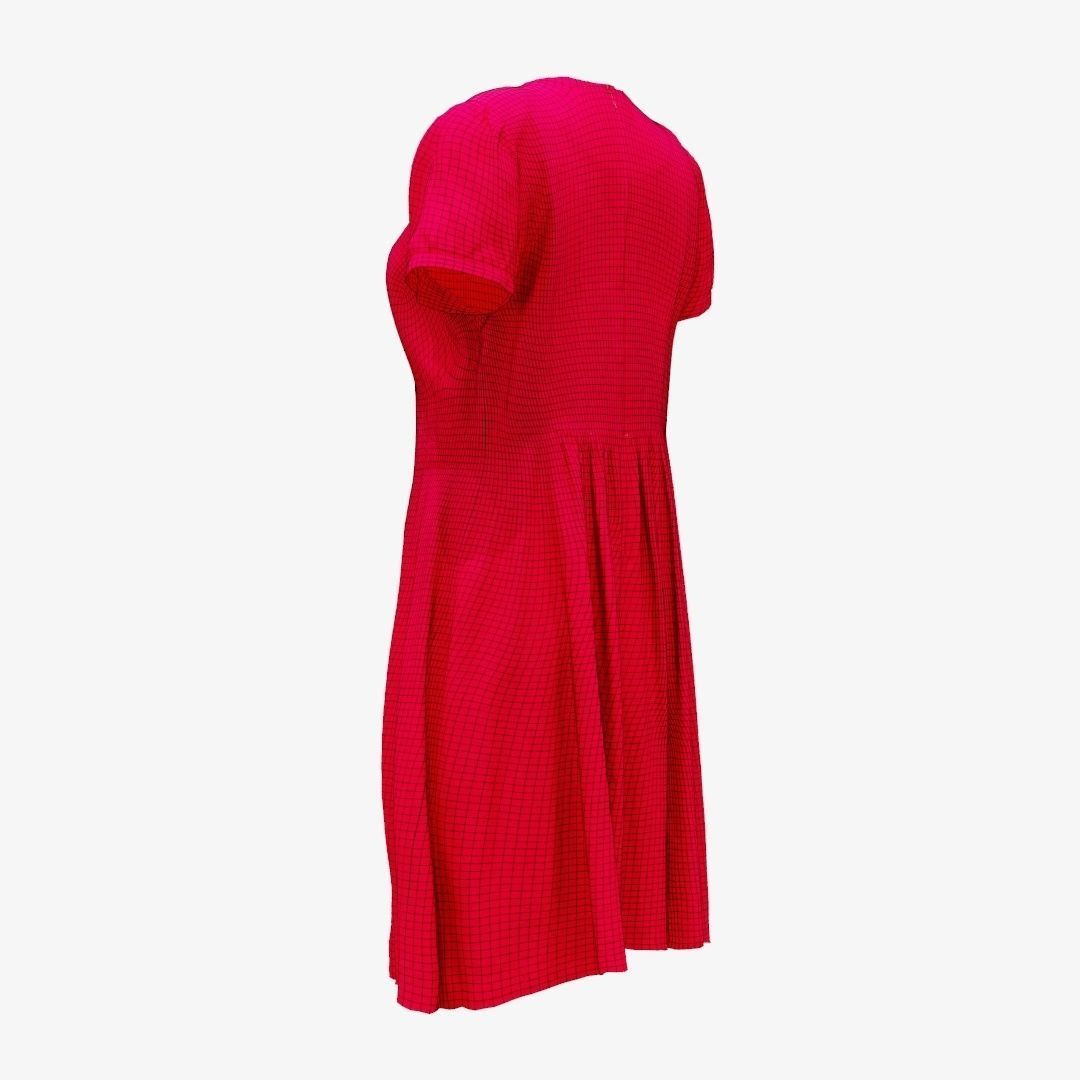 20 Dresses Low-poly 3D model_48