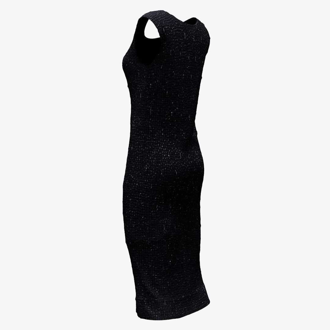 20 Dresses Low-poly 3D model_52