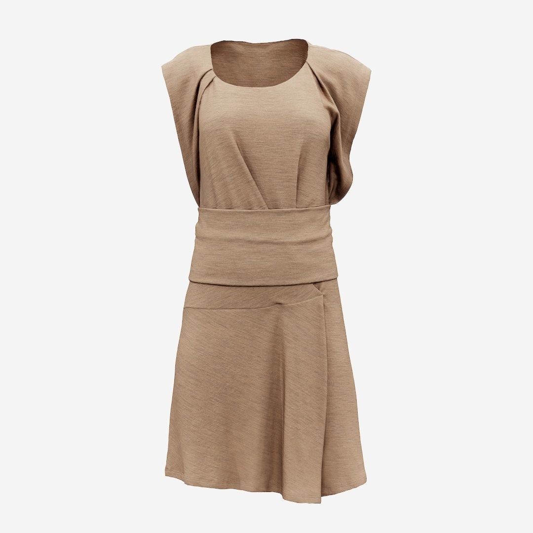 20 Dresses Low-poly 3D model_2