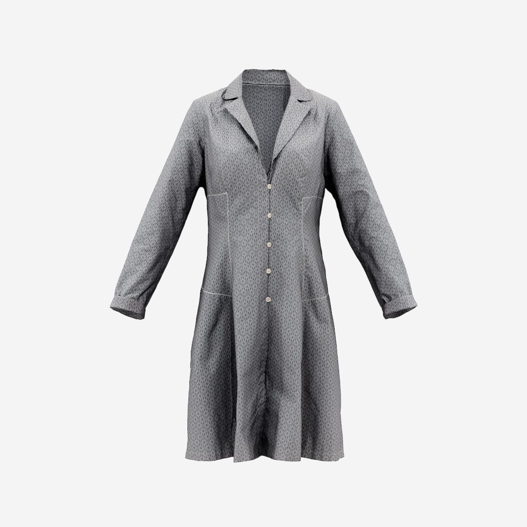 20 Dresses Low-poly 3D model_17