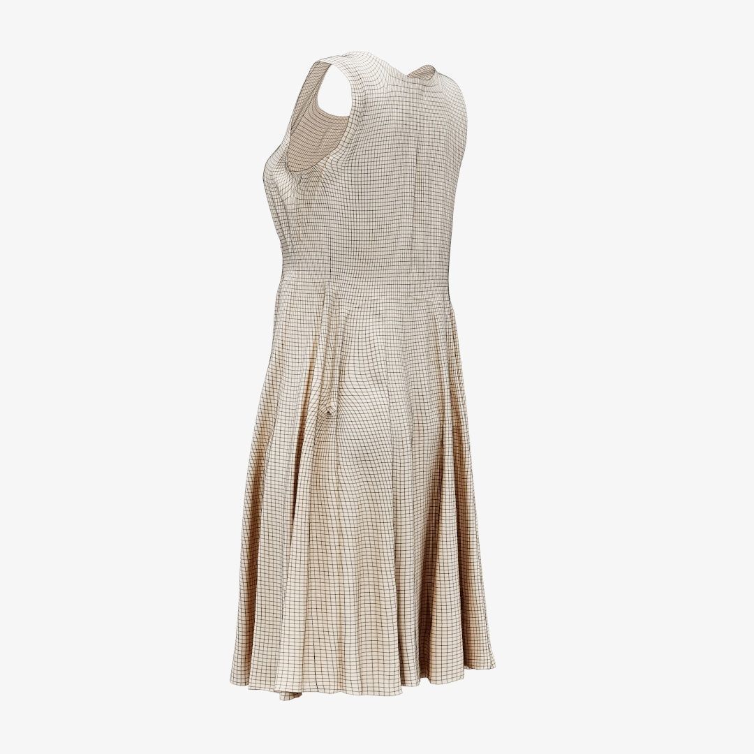 20 Dresses Low-poly 3D model_50