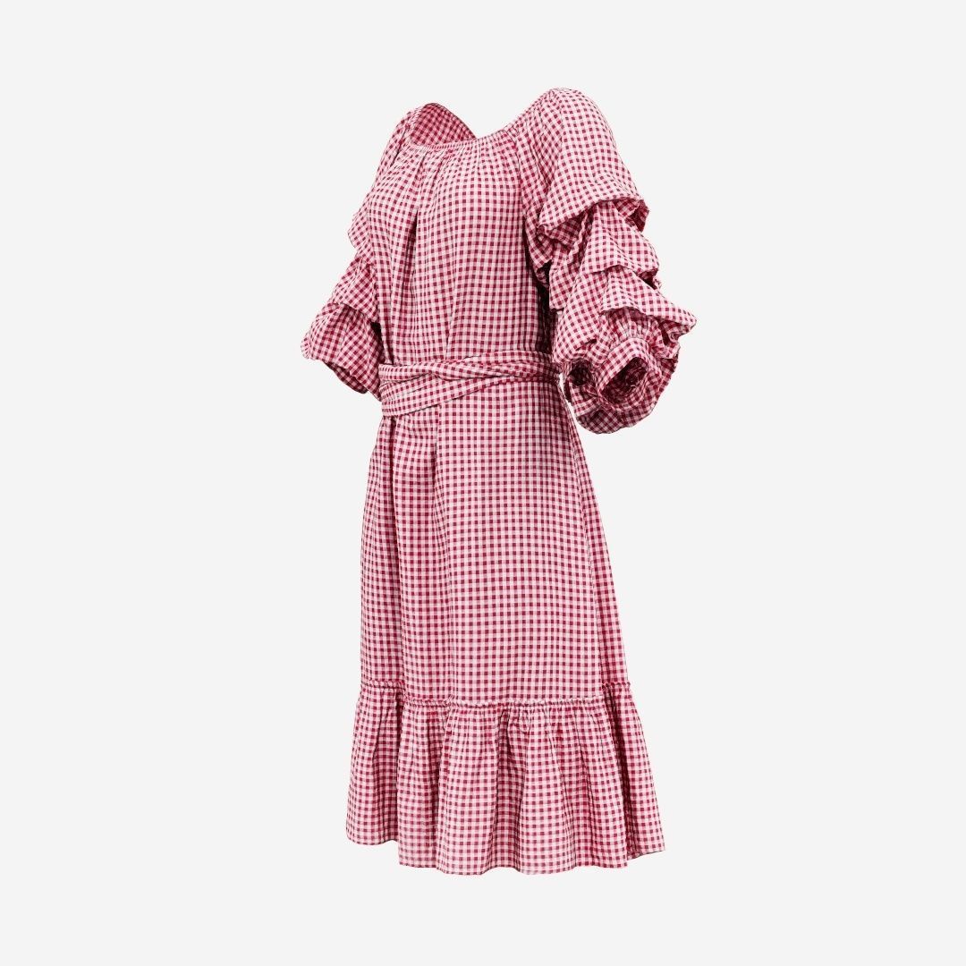 20 Dresses Low-poly 3D model_34