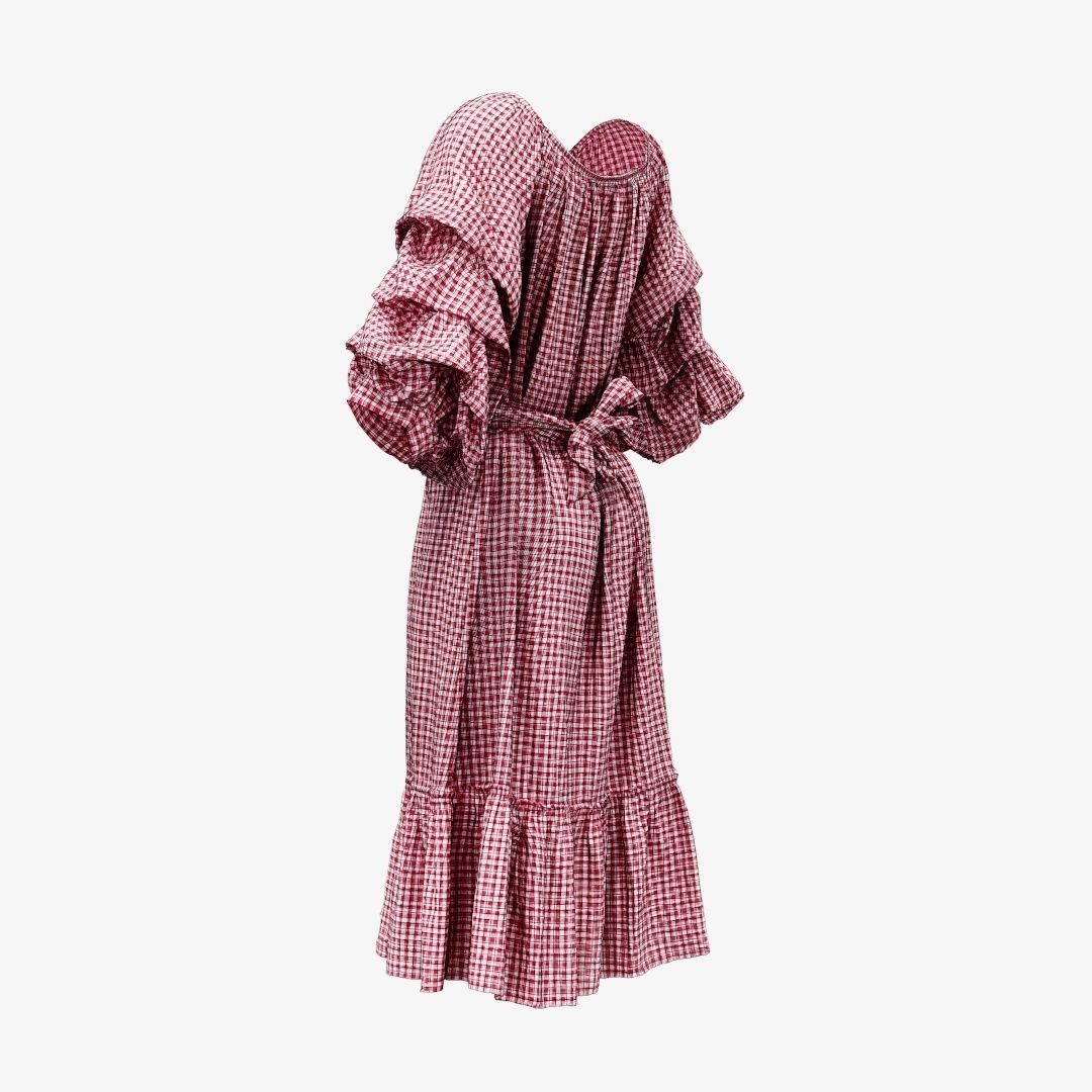 20 Dresses Low-poly 3D model_46