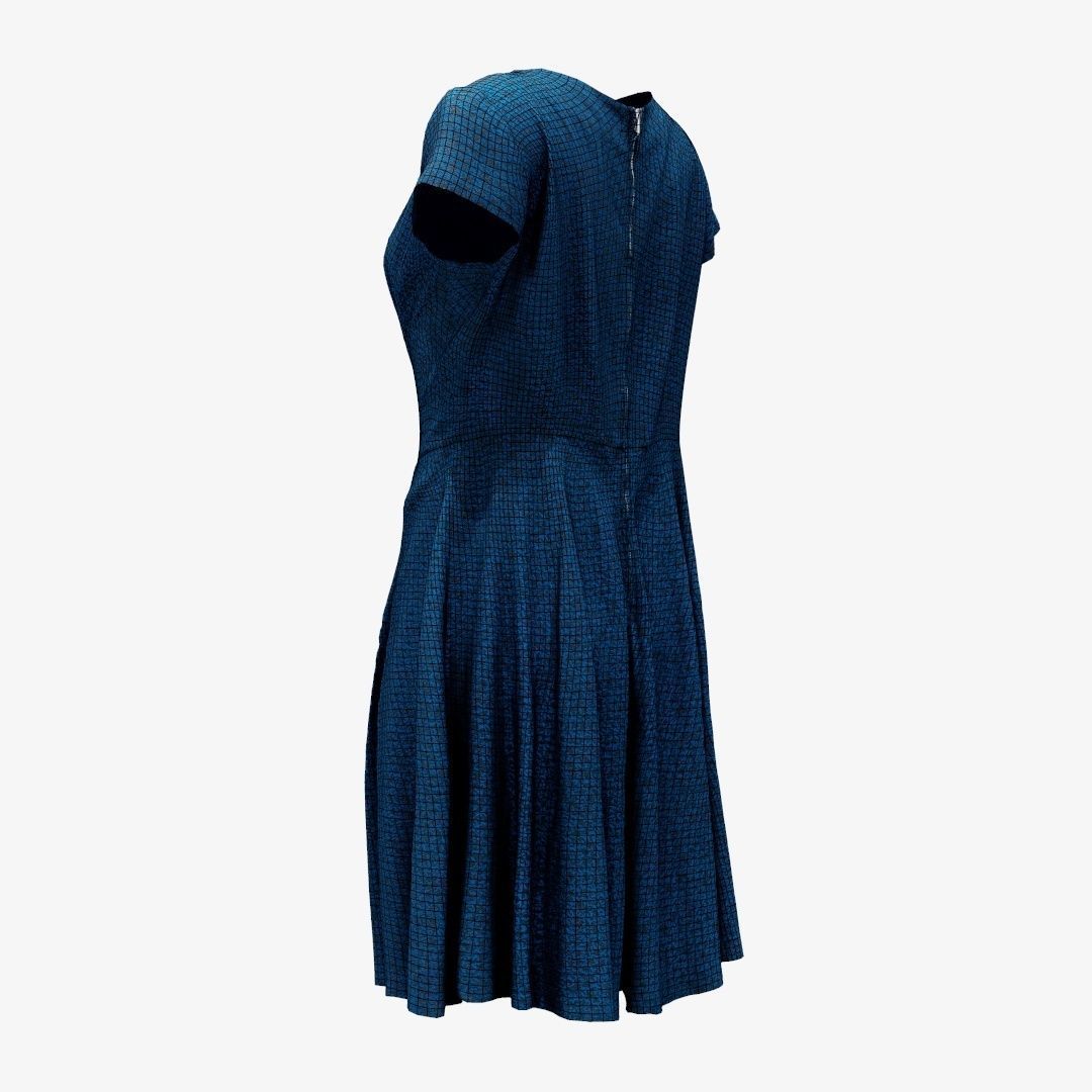 20 Dresses Low-poly 3D model_58