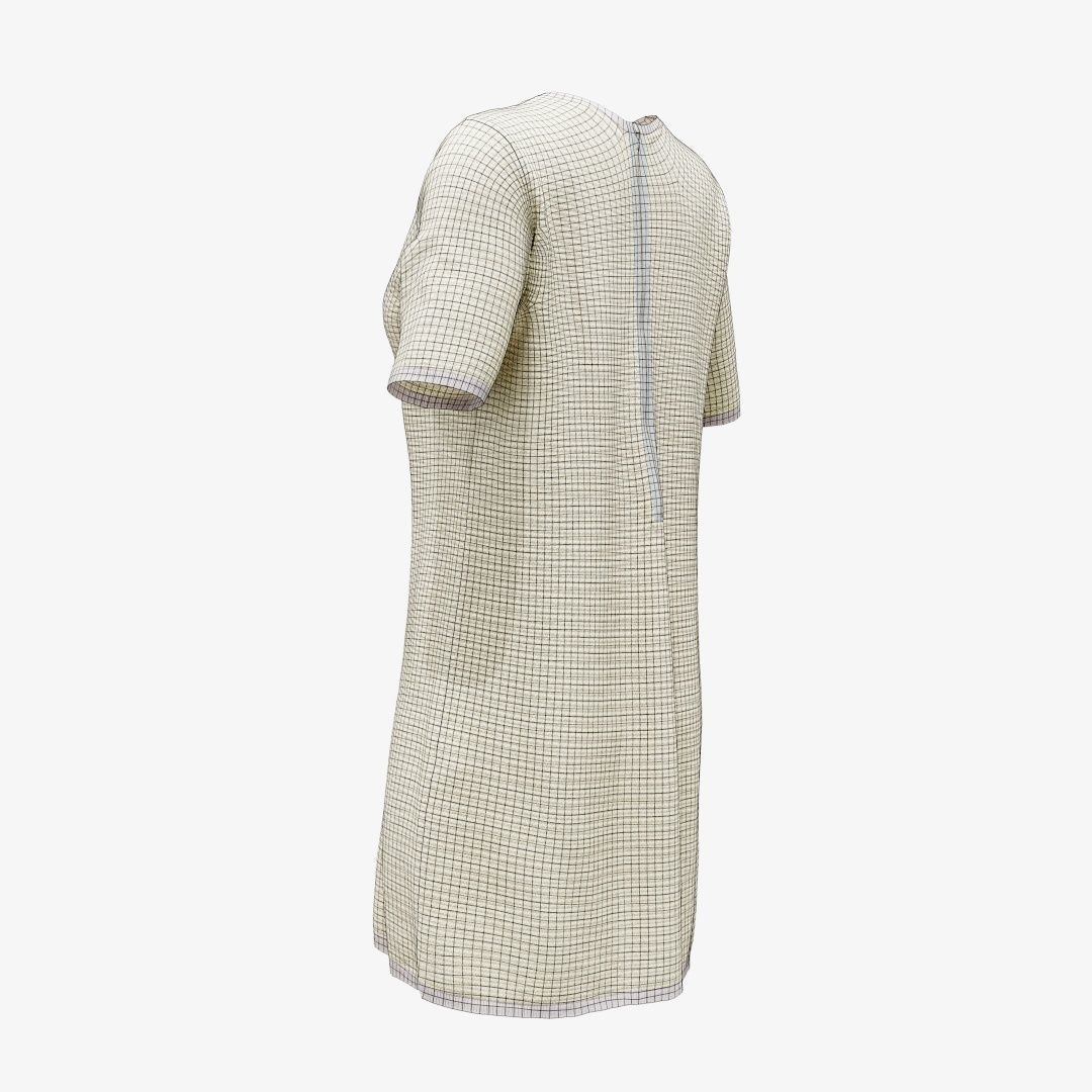 20 Dresses Low-poly 3D model_41