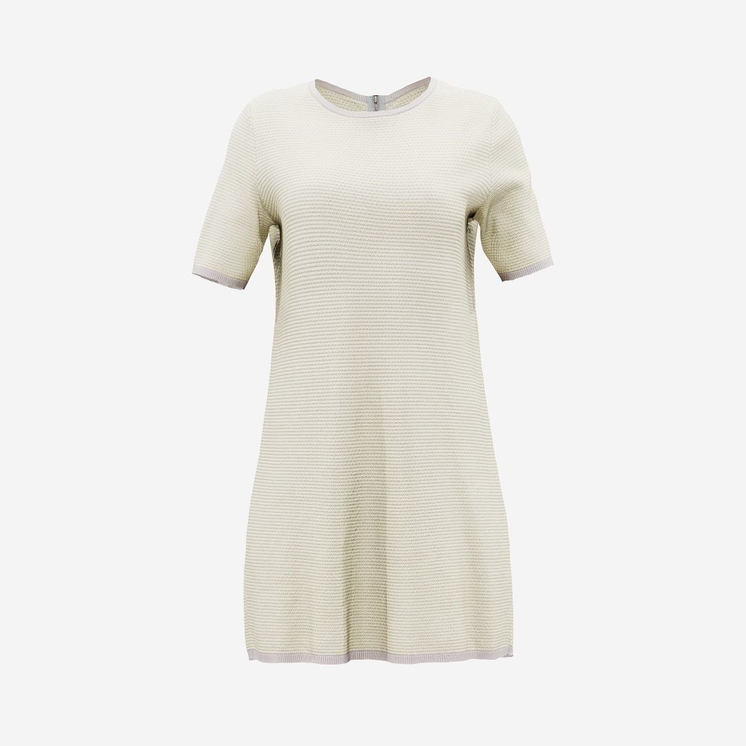 20 Dresses Low-poly 3D model_19