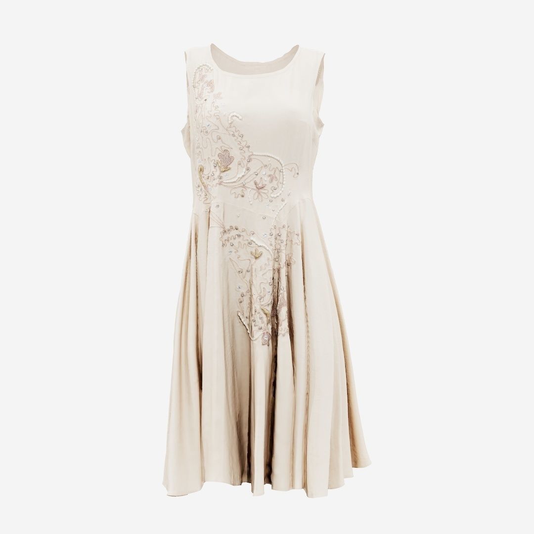 20 Dresses Low-poly 3D model_25