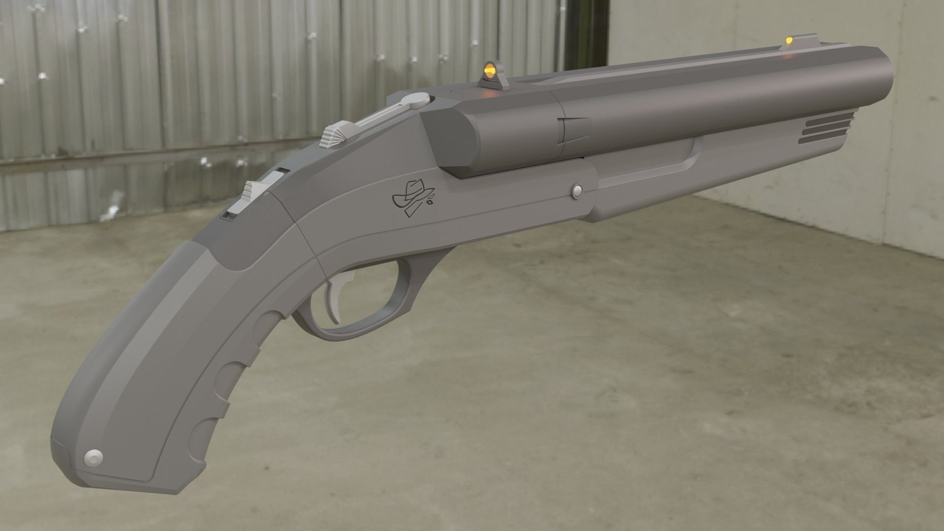 DBS-20 Shorty Classic skin valorant cosplay for printing 3D print model_2