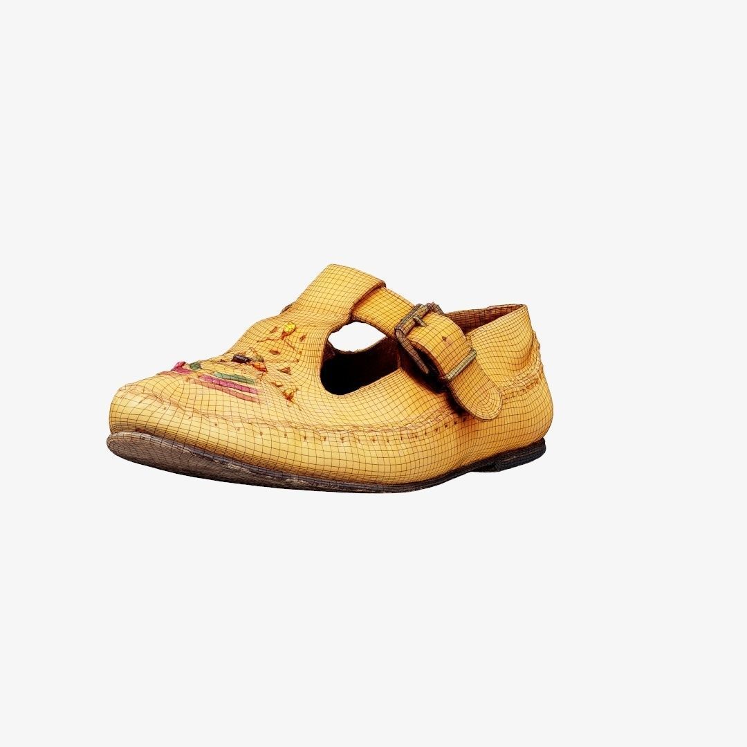 26 Footwear Low-poly 3D model_62