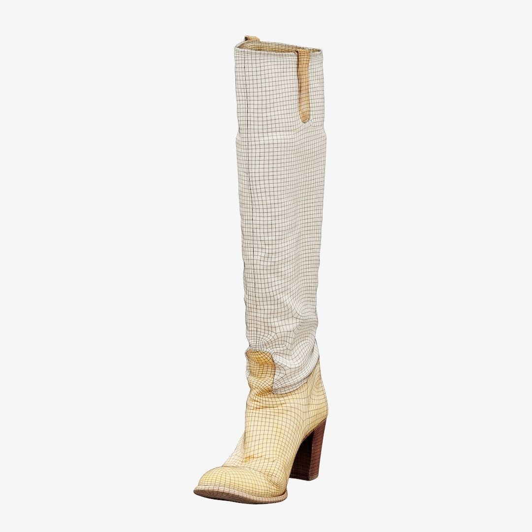 26 Footwear Low-poly 3D model_64