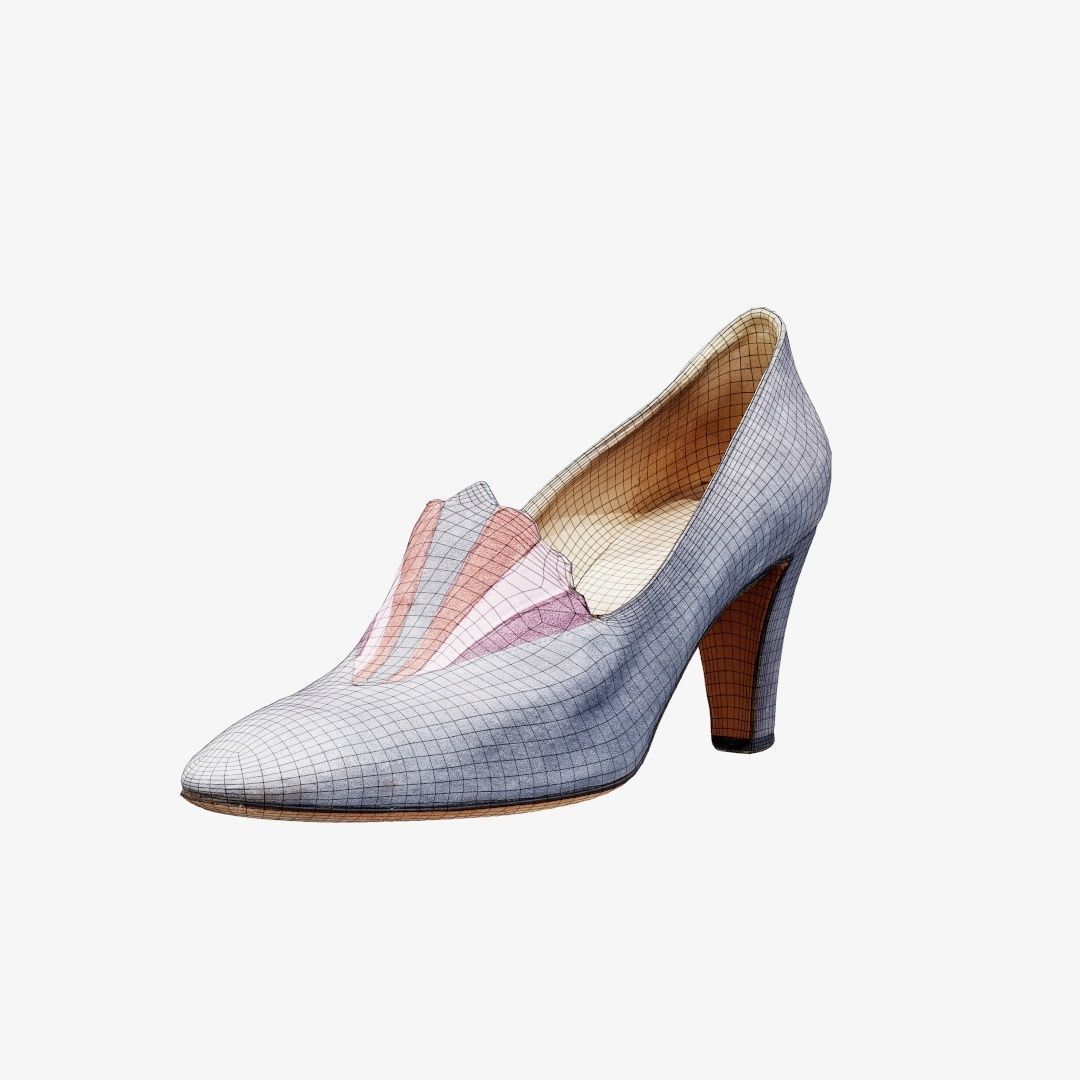 26 Footwear Low-poly 3D model_78