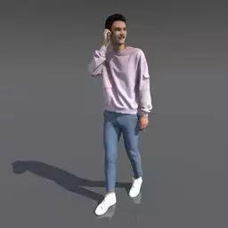 Ian man Free 3D model
