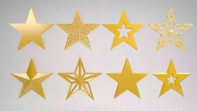 star shape 3D model