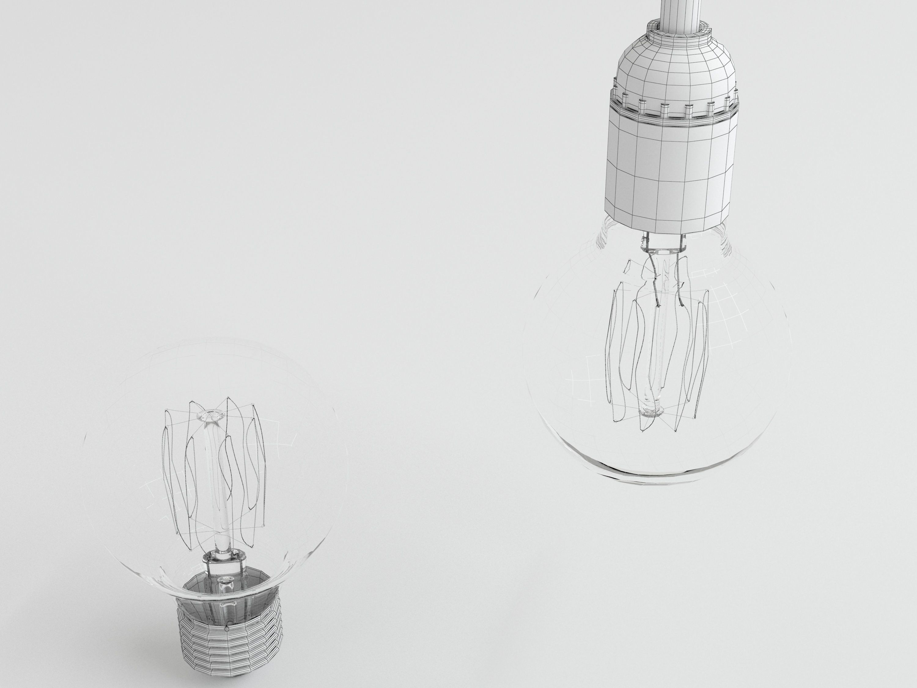 Bulb light 15 3D model_3