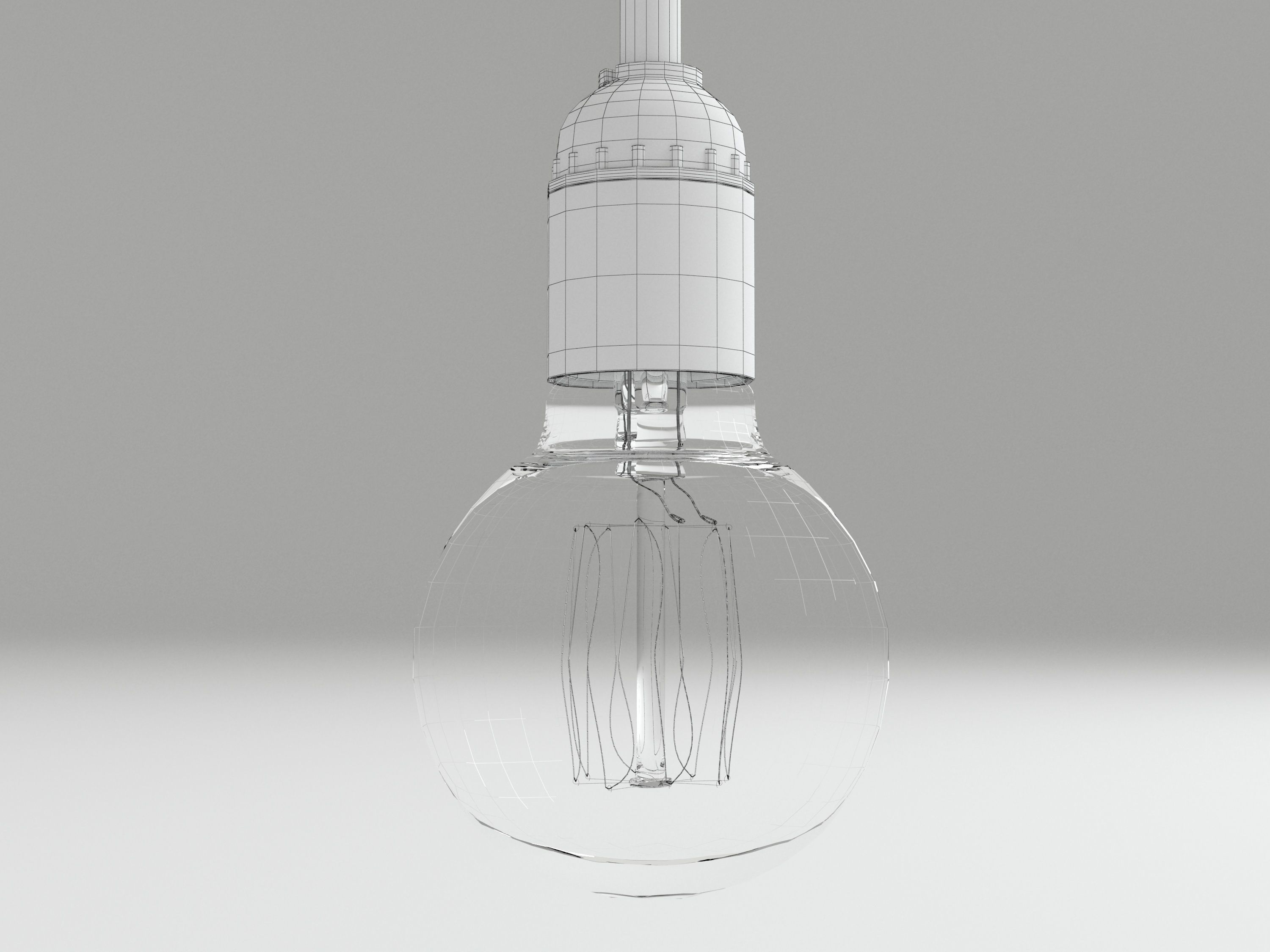 Bulb light 15 3D model_1