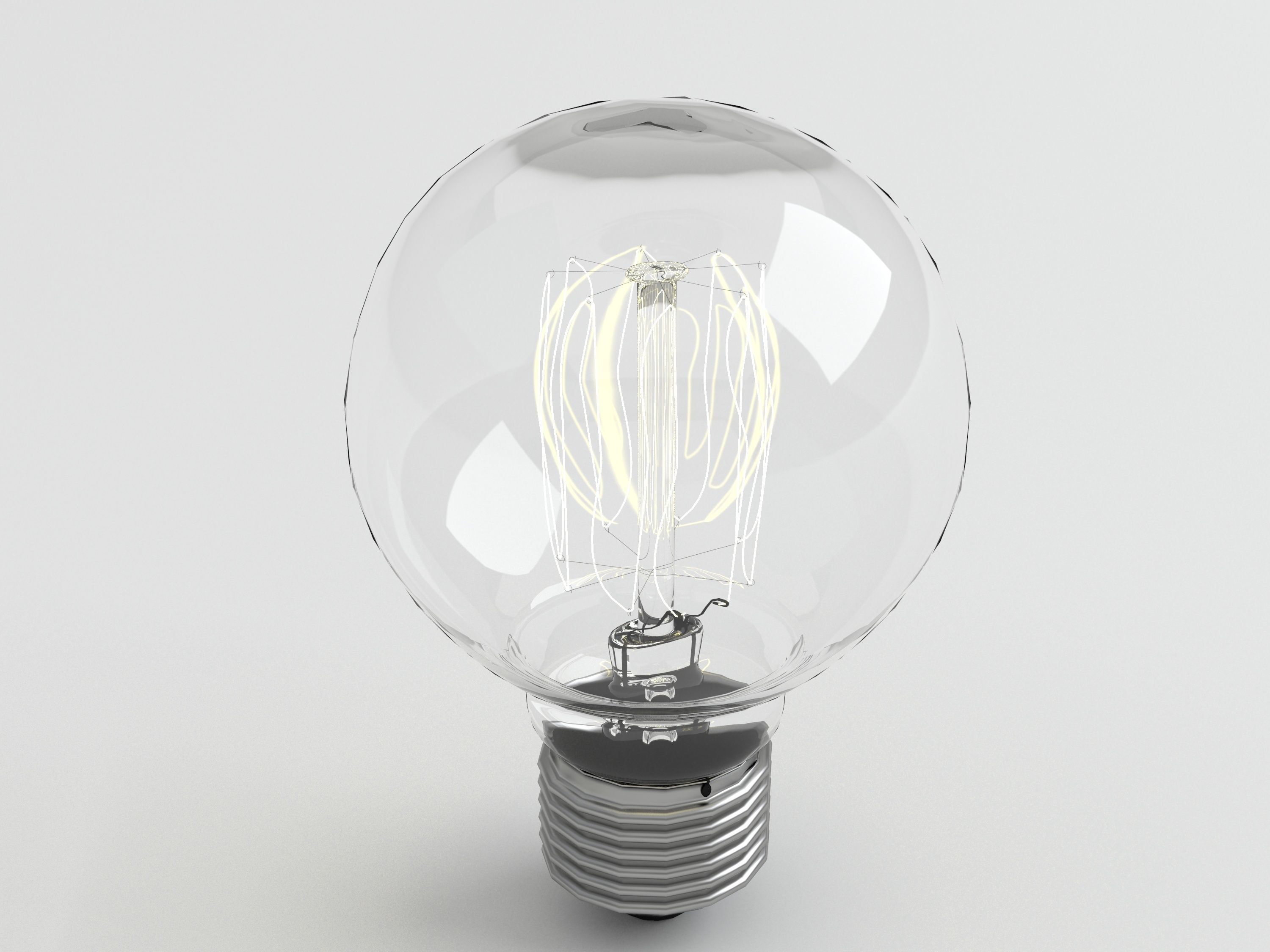 Bulb light 15 3D model_4