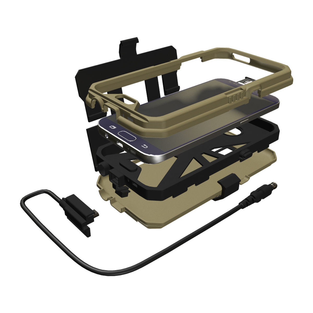 Kagwerks Galaxy S7 Kit Low Poly PBR 3d model Low-poly 3D model_5