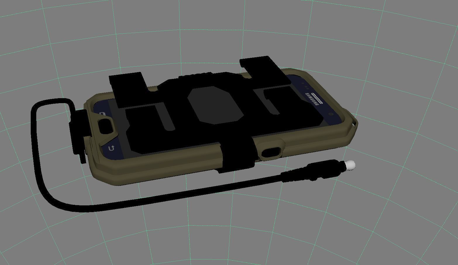 Kagwerks Galaxy S7 Kit Low Poly PBR 3d model Low-poly 3D model_9