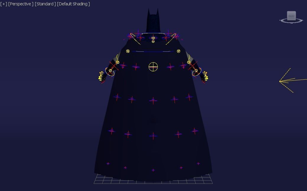 Batman Animated Series Rigged Low-poly 3D model_11