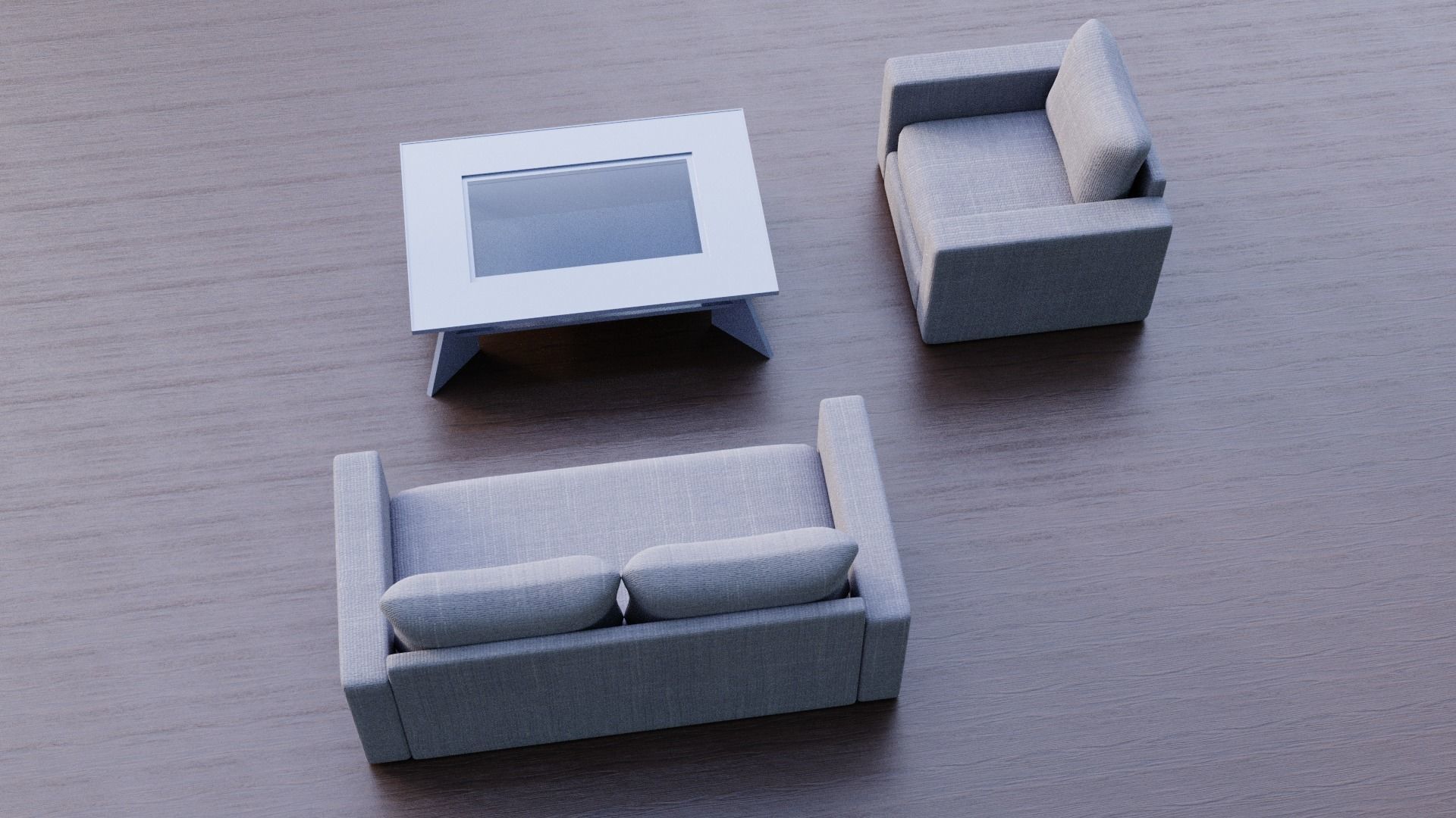 Furniture Pack Low-poly 3D model_20